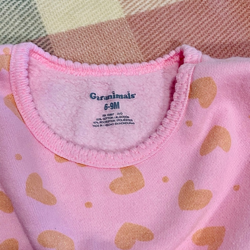 🎉HP🎉 💗Pink & Gold Hearts Matching Shirt & Pants - Picture 5 of 5